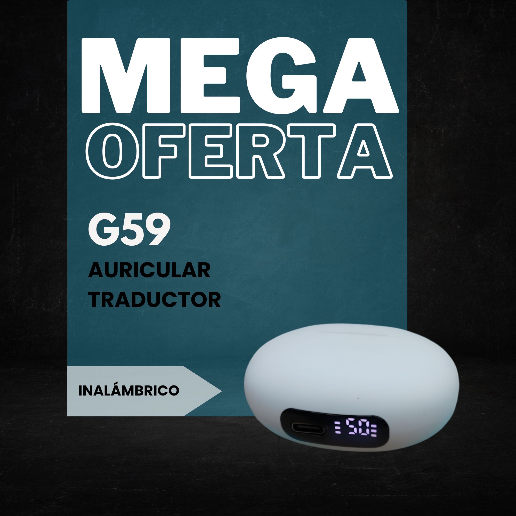 Auricular Traductor de Idiomas Portátil